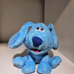 Cuddly Blue Stuffed Dog Toy